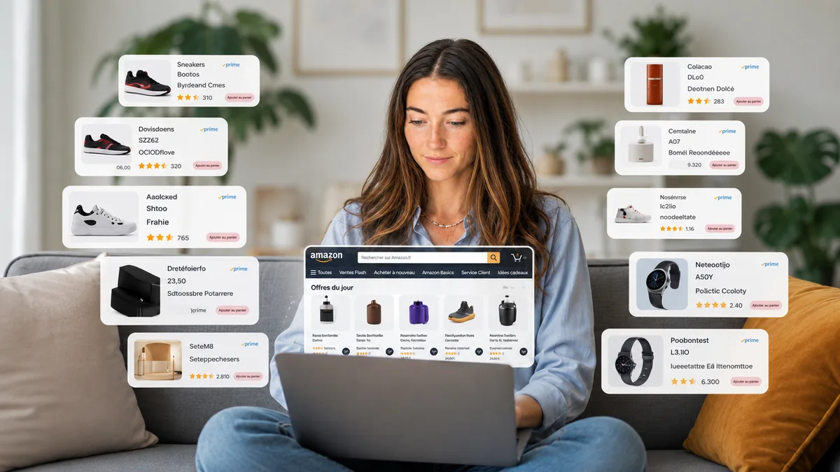 Amazon FBA illustration: listing management and product catalog