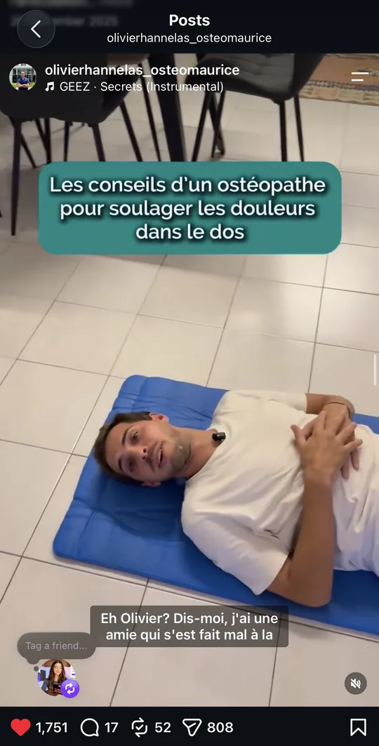 Soulager le mal de dos