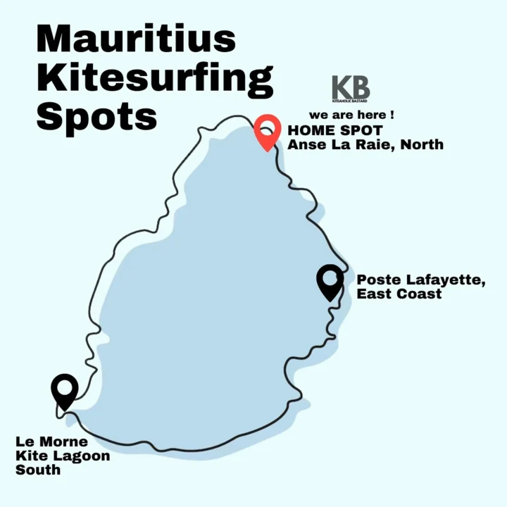 🌊🏄‍♂️🏝️ KITESURF SPOTS IN MAURITIUS 🌊🏄‍♂️🏝️ Join us in 📍Anse La Raie, in the…