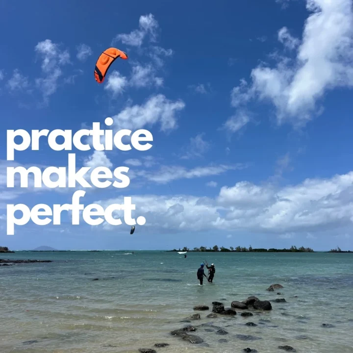 After learning by doing... Practice makes perfect when you learn how to #kitesurf Nothing…